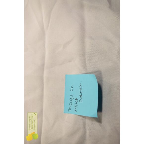 Threshold 50"x63" Blackout Aruba Tie-Top Curtain Panel Off-White 068032036* - Picture 4 of 12